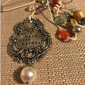 Plunder Evelyn (Work Hard Pray Harder) Necklace